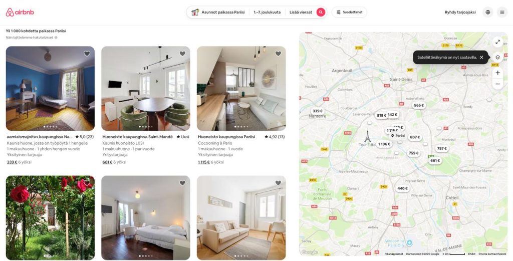 airbnb kokemuksia